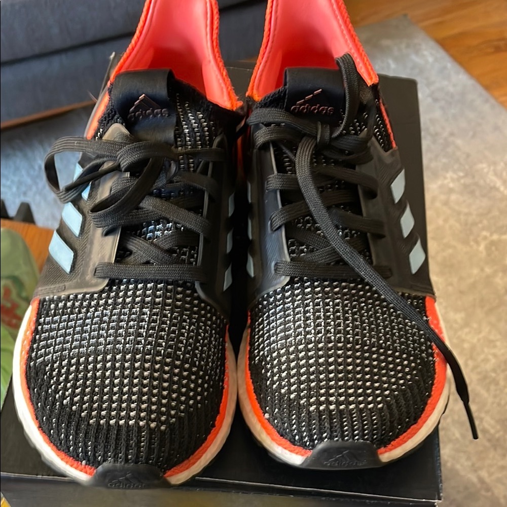 Adidas Black and Red Sneakers ULTRABOOST